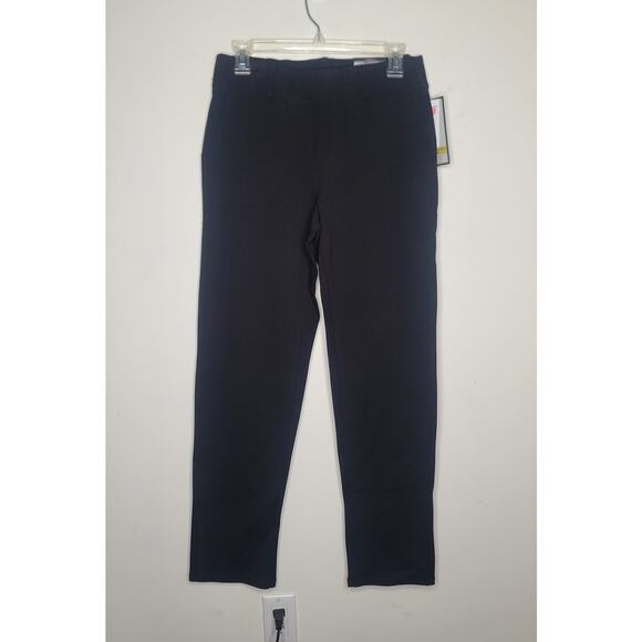 NWT Intro Riley double knit trouser black career dress pants - small - Picture 1 of 8